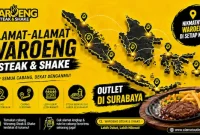 Titik Lokasi Waroeng Steak & Shake Flores Surabaya