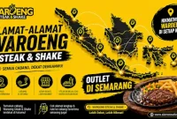 Area Outlet Lengkap Waroeng Steak & Shake Imam Bonjol berada di Semarang Tengah